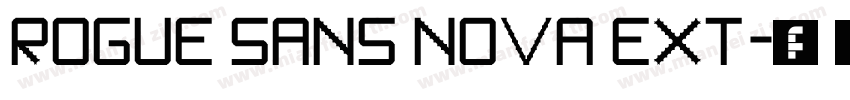 rogue sans nova ext字体转换